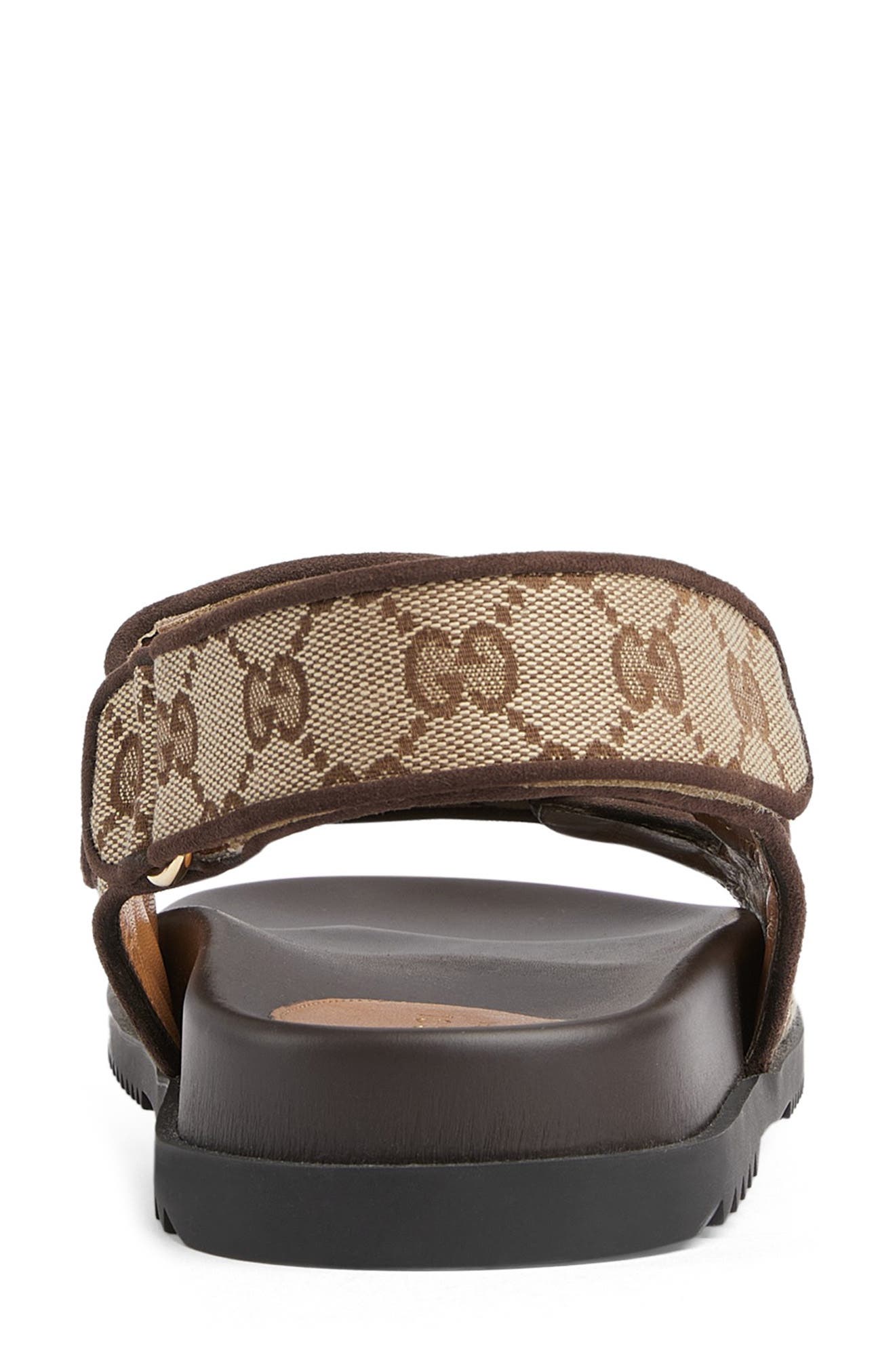 Gucci Moritz GG Supreme Canvas Sandal, Alternate, color, 
