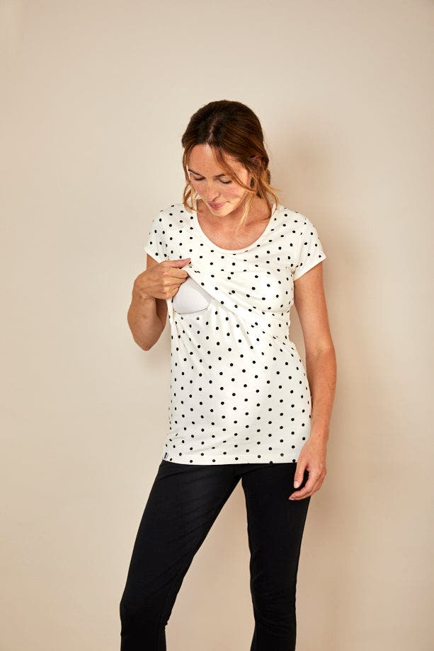 Short Sleeve Nursing T-shirt - image 4