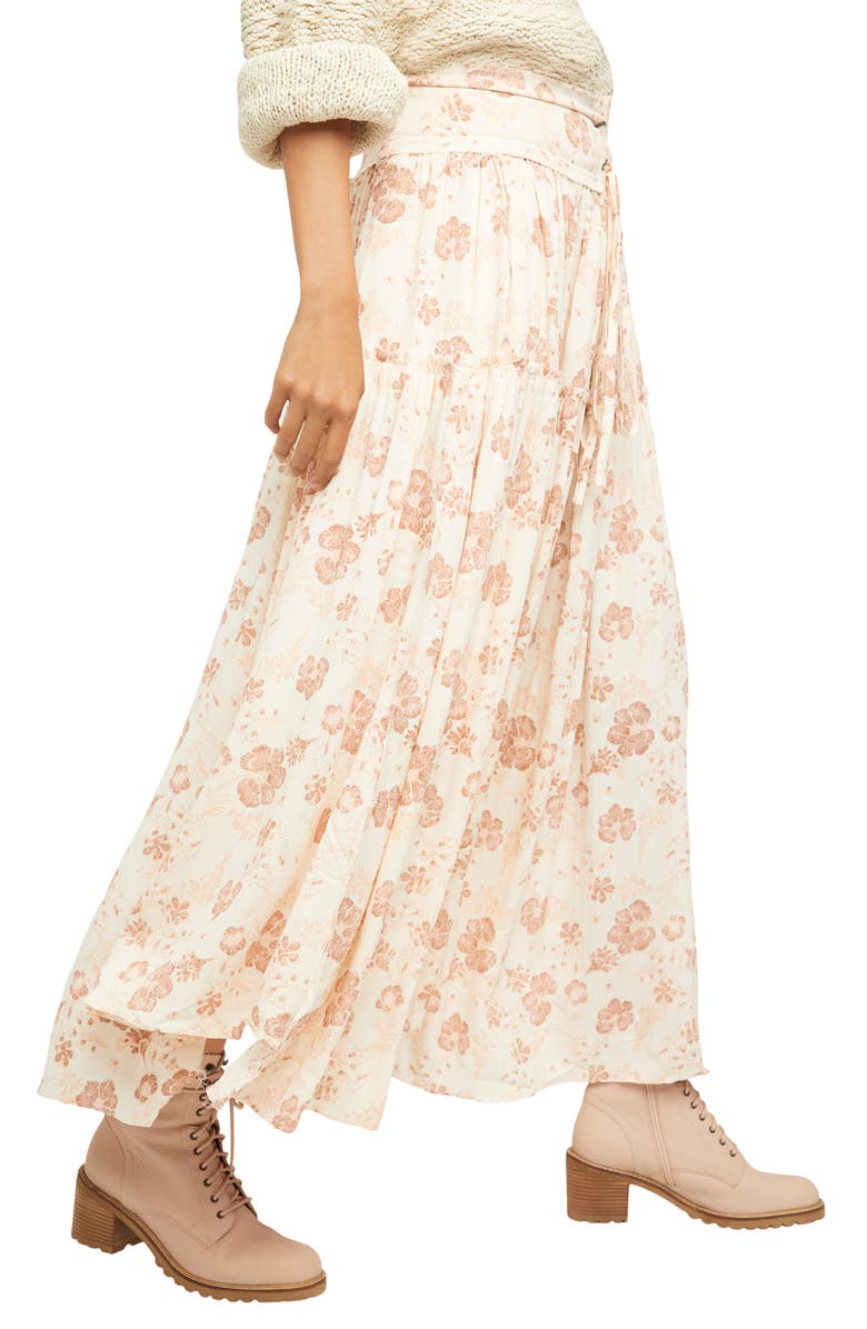 Free People Magnetic Meadows Maxi Skirt, Alternate, color,
