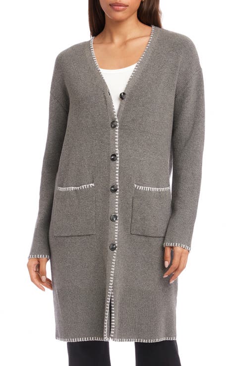 Ariel Cotton & Cashmere Longline Cardigan