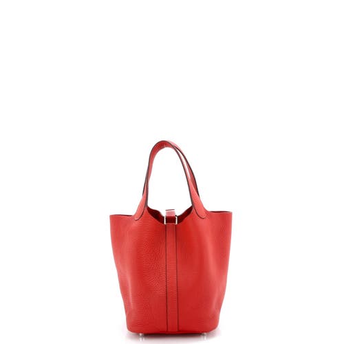 Pre-owned Hermes Hermes Picotin Lock Bag Clemence Pm