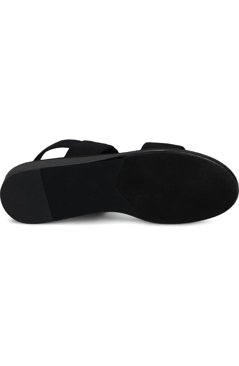 VANELi Bordy Slingback Wedge Sandal, Alternate, color, Black