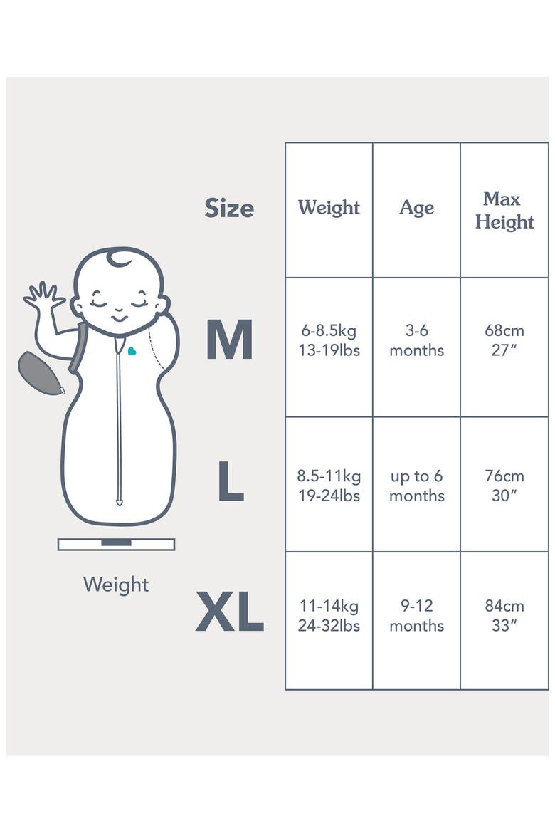 Swaddle Up™ 1.0 TOG Stretch Cotton Fleece Swaddle, Alternate, color, OAT