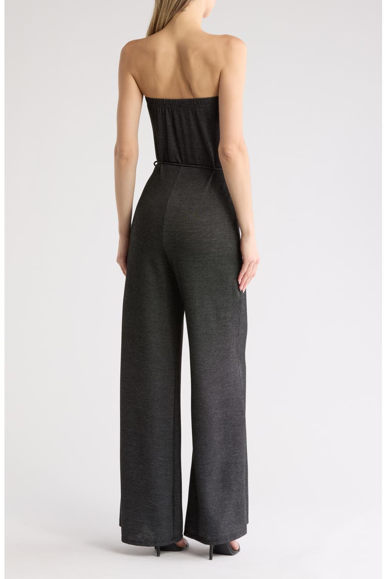 Tube Strapless Jumpsuit, Alternate, color, TWO-TONE BLACK