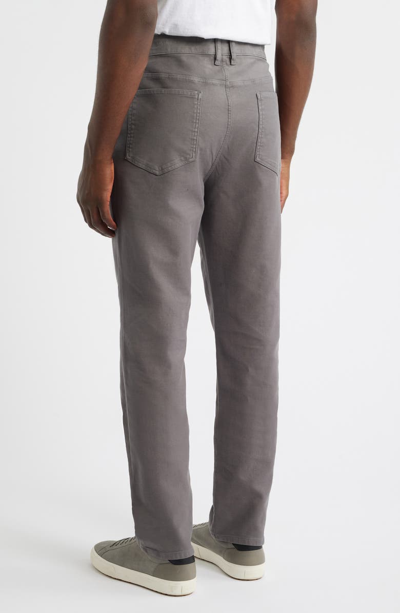 Johnston & Murphy XC Flex<sup>®</sup> Stretch Straight Leg 5-Pocket Pants, Alternate, color, Gray