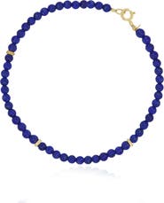 The Lovery Fine Jewelry Lapis Round Bead Bracelet