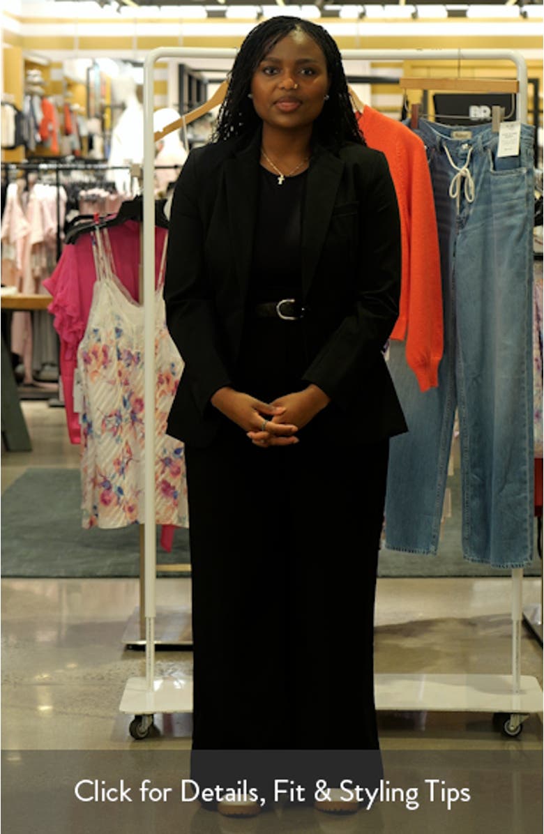 One-Button Stretch Blazer, sales video thumbnail