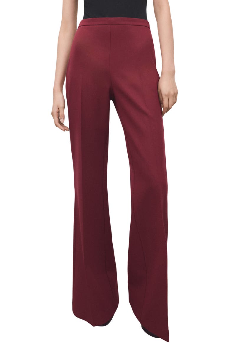 Wide Leg Pants, Main, color, WINE