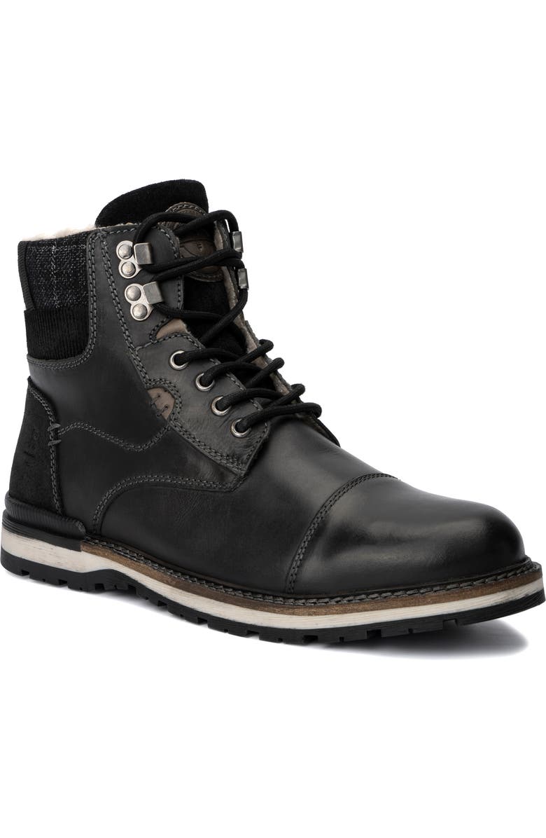 RESERVE FOOTWEAR Jabari Faux Shearling Lined Boot, Main, color,