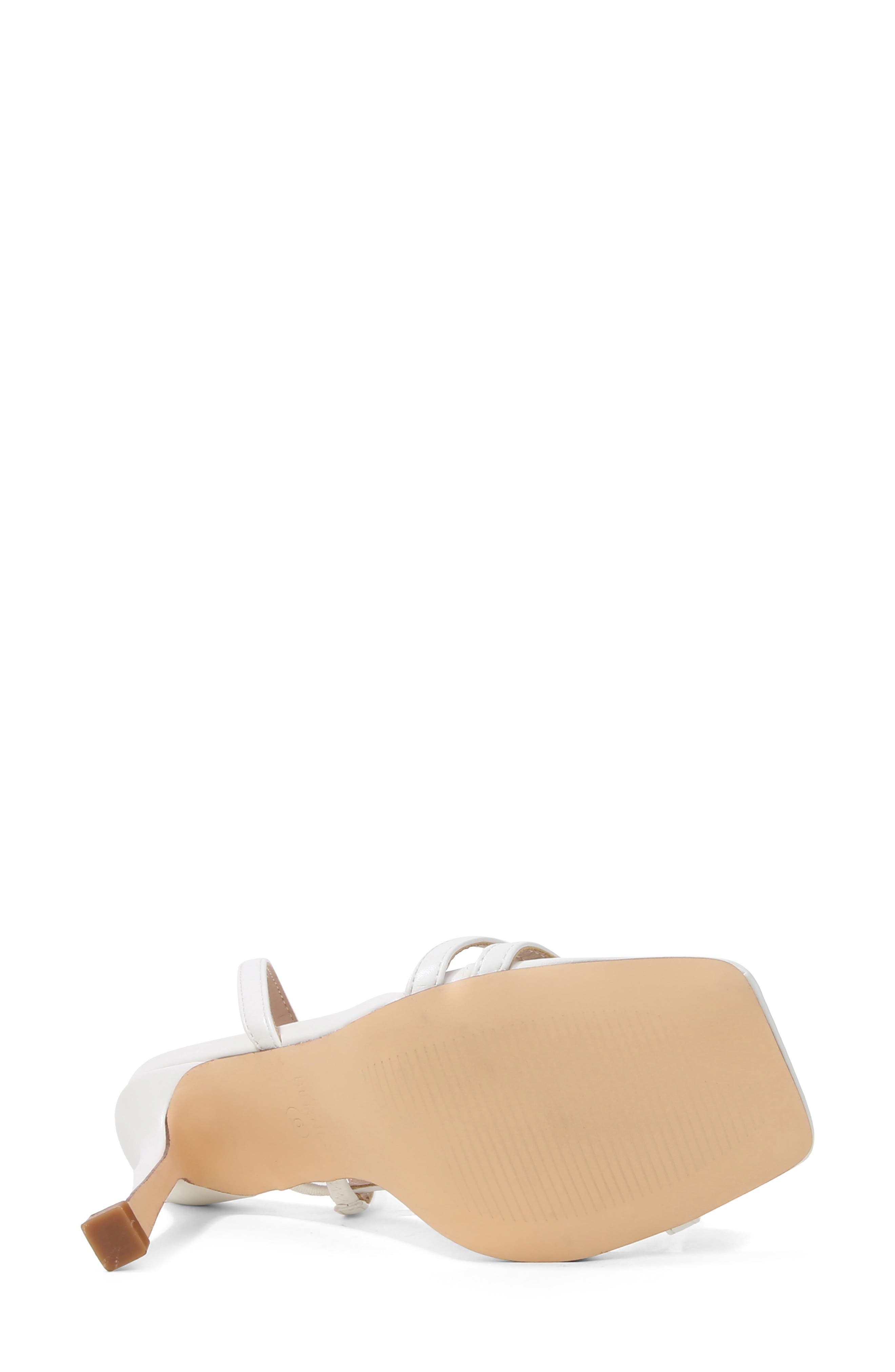 Hildegarde Toe Loop Sandal, Alternate, color, WHITE