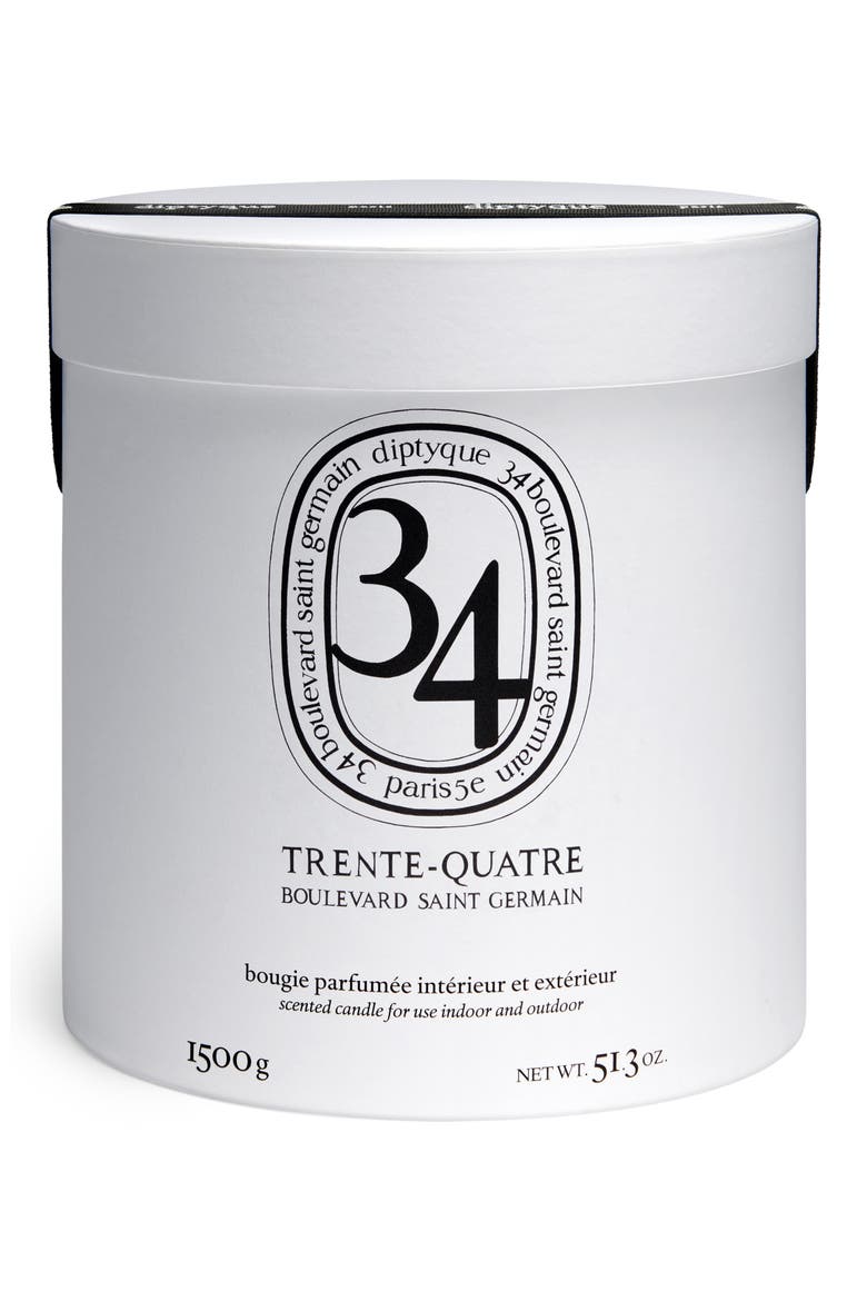 34 Boulevard Saint Germain Very Large Scented Candle, Alternate, color, NO COLOR