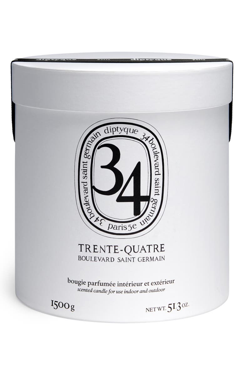 Diptyque 34 Boulevard Saint Germain Scented Candle, Alternate, color, 