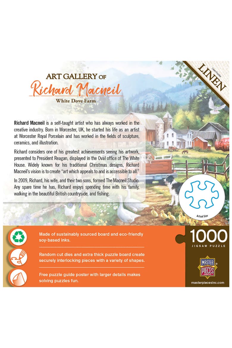 White Dove Farm 1000 Piece Jigsaw Puzzle, Alternate, color, Multicolor