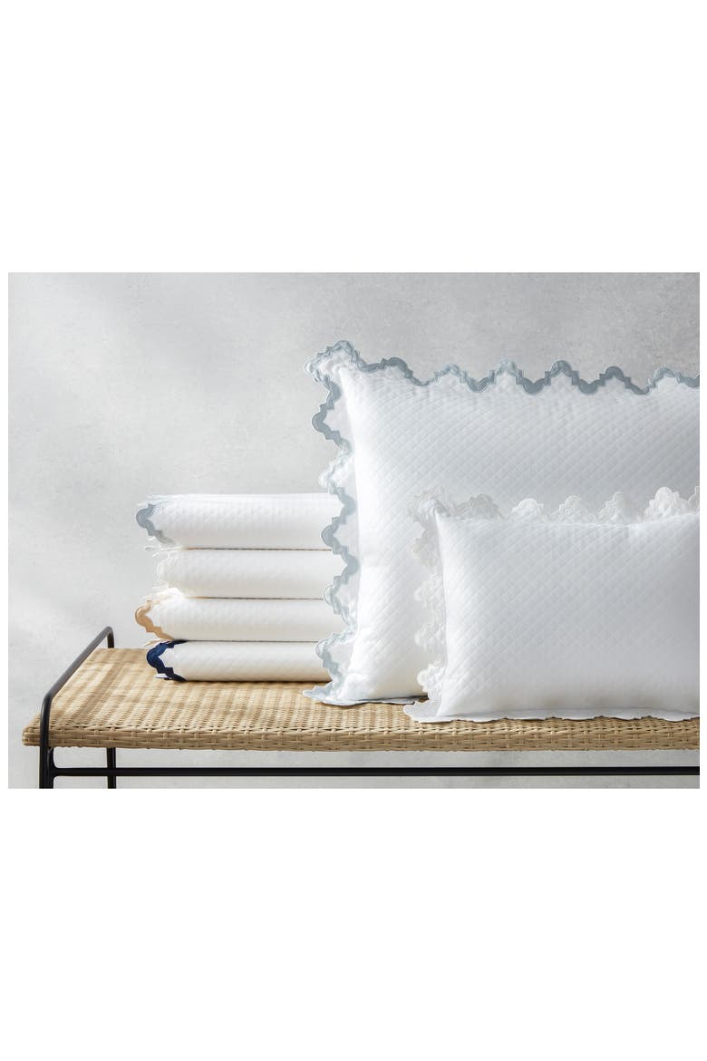 Aziza Matelassé Coverlet, Alternate, color, NAVY