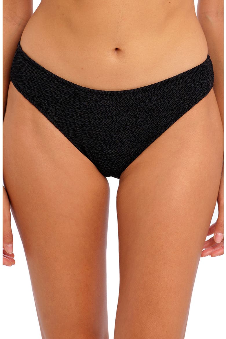 Ibiza Waves Hipster Bikini Bottoms, Main, color, BLACK
