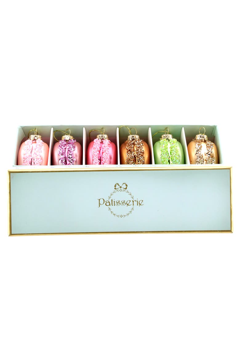 Macaron Ornament, Box of 6, Alternate, color, Lime Green