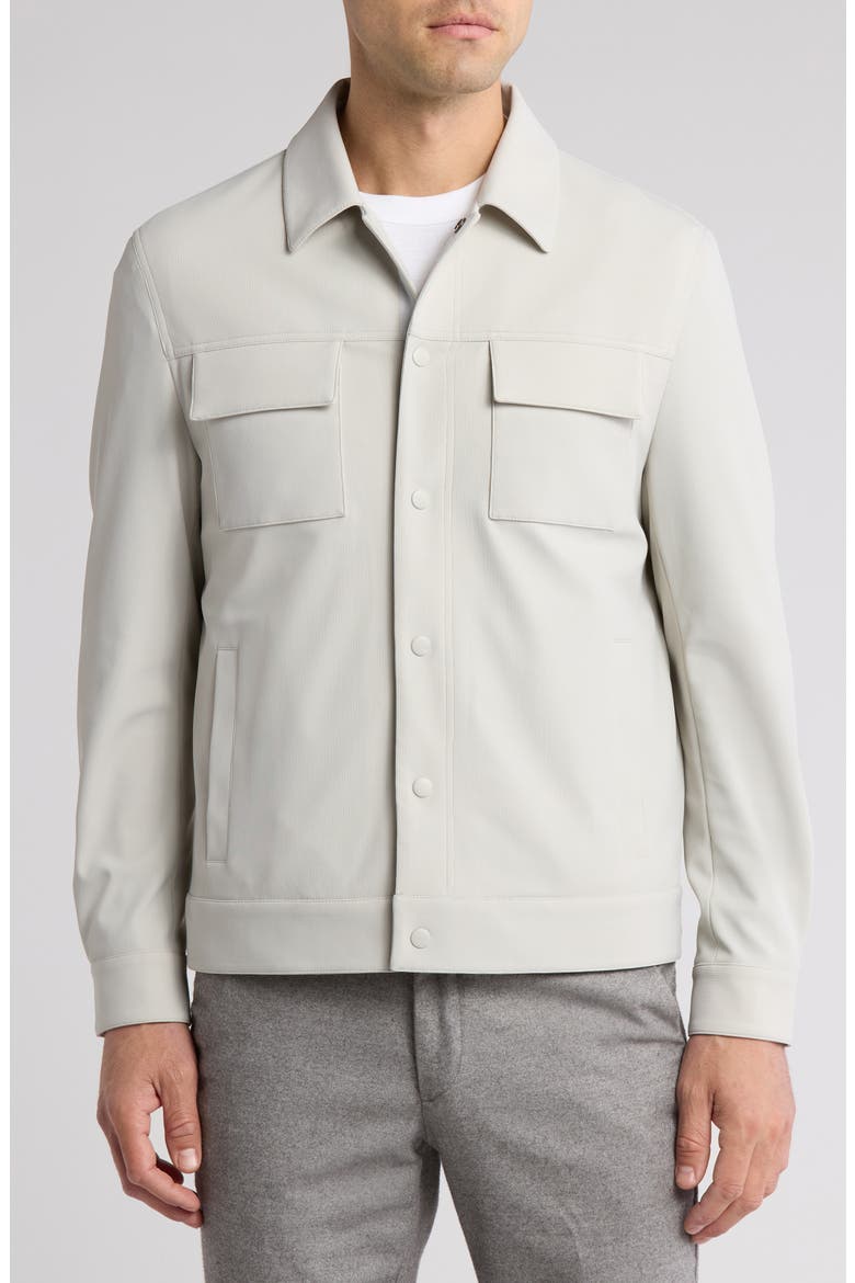 Fremantle Technical Knit Jacket, Alternate, color, STONE