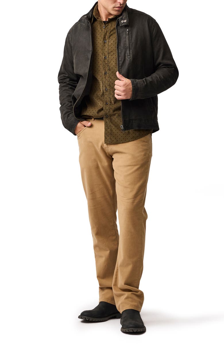 Rodd & Gunn Harrington Neat Paisley Cotton Corduroy Button-Up Shirt, Alternate, color, Moss