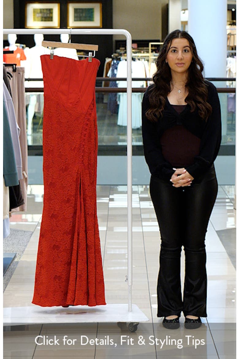Valerie Satin & Lace Corset Gown video