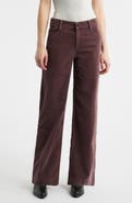 Wit & Wisdom Sam High Waist Wide Leg Corduroy Pants