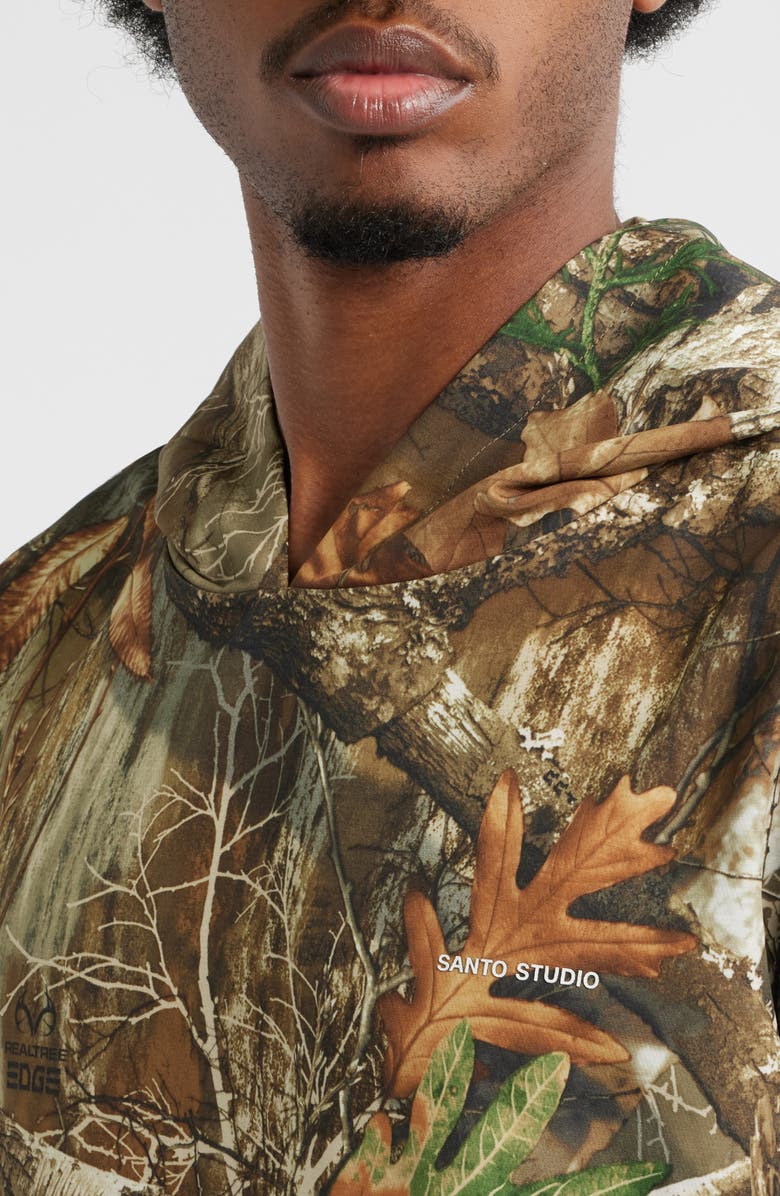 SANTO STUDIO x Realtree EDGE Camo Hoodie, Alternate, color, Camouflage