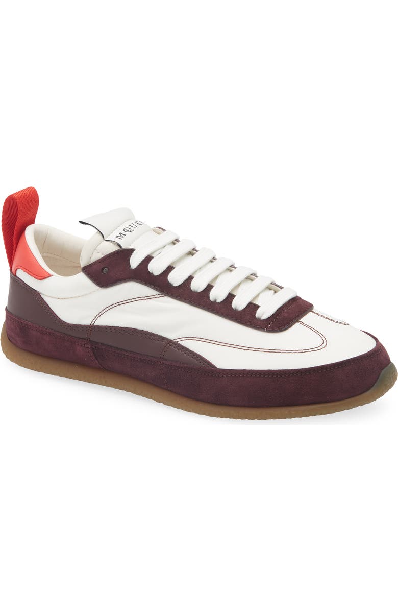 McQueen Velo Sneaker, Main, color, Beige/ Brown