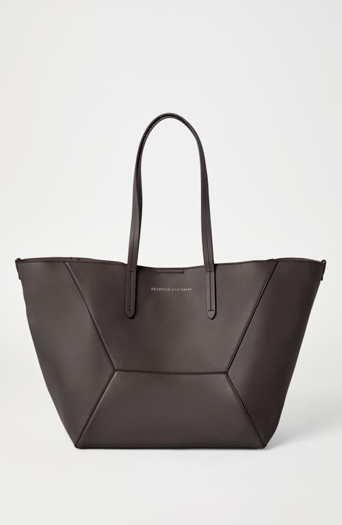 BRUNELLO CUCINELLI BRUNELLO CUCINELLI CALFSKIN BC DUO BAG 