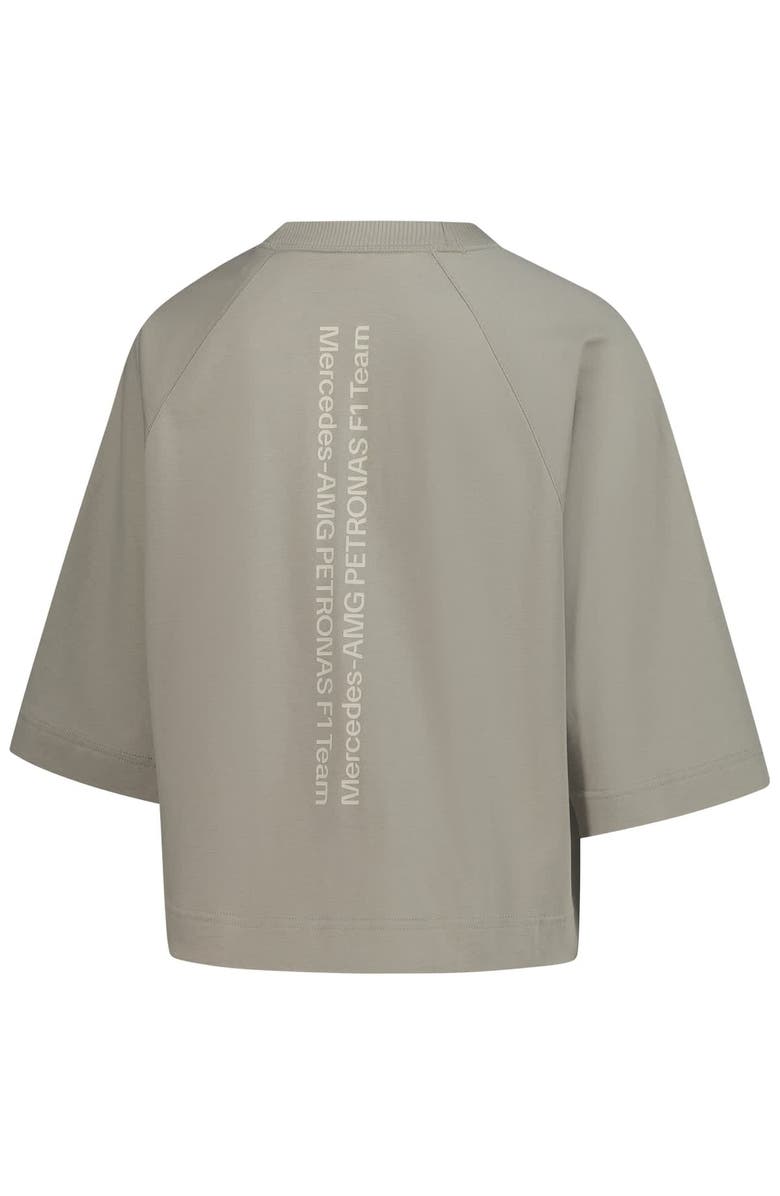 adidas Women's adidas Olive Mercedes-AMG Petronas F1 Team Fan Wear Premium Oversized T-Shirt, Alternate, color, 