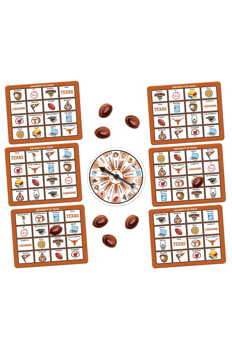 Texas Longhorns NCAA Bingo Game, Alternate, color, Multicolor