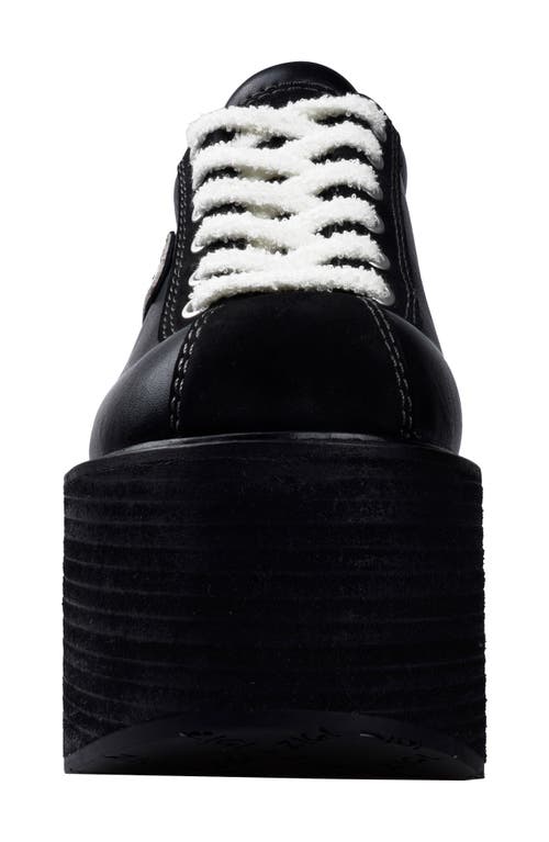Zigi Shelby Lace-up Platform Shoe In Black