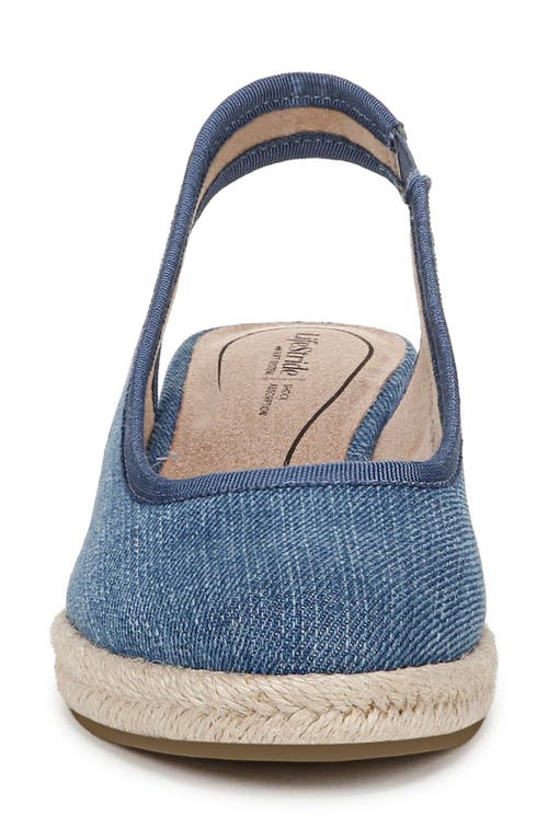 Lifestride Women's Kayden Slingback Wedge Espadrilles In Blue