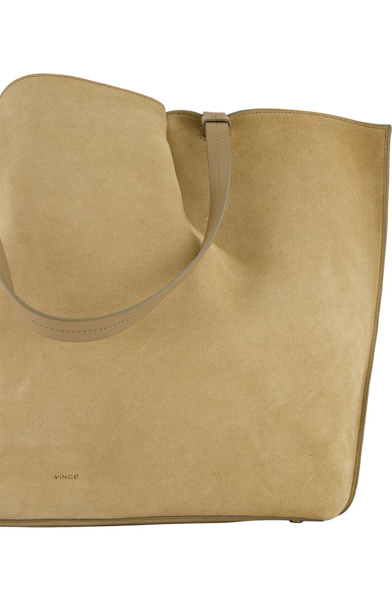 Vince Ava Suede Tote, Alternate, color, Sandtrail