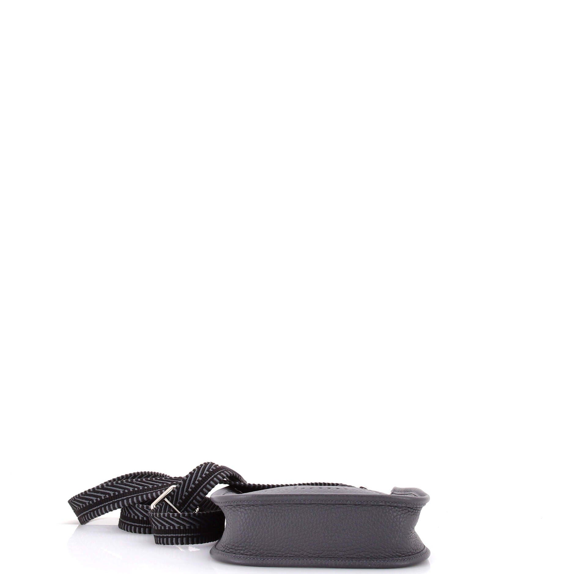 Pre-Owned Hermes Evelyne Bag Gen III Clemence TPM, Alternate, color, Gris Misty