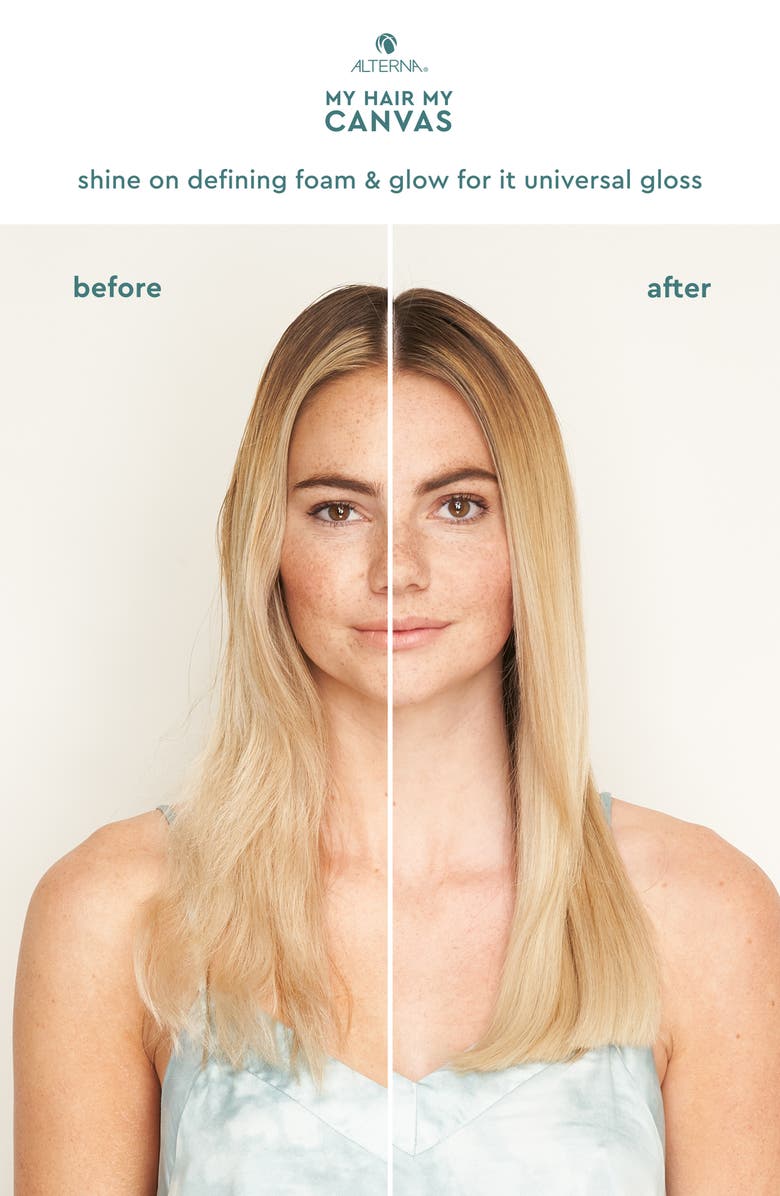 ALTERNA<sup>®</sup> My Hair My Canvas Shine On Defining Foam, Alternate, color,
