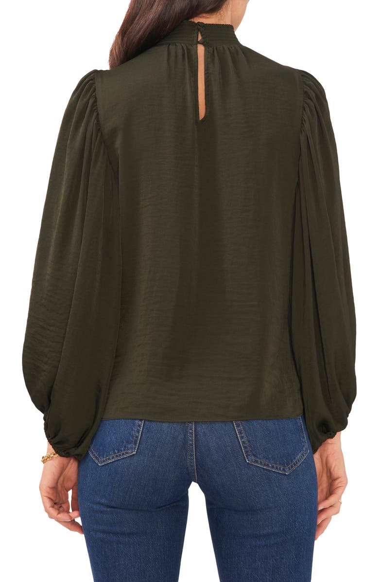 Vince Camuto Mock Neck Long Sleeve Blouse, Alternate, color,