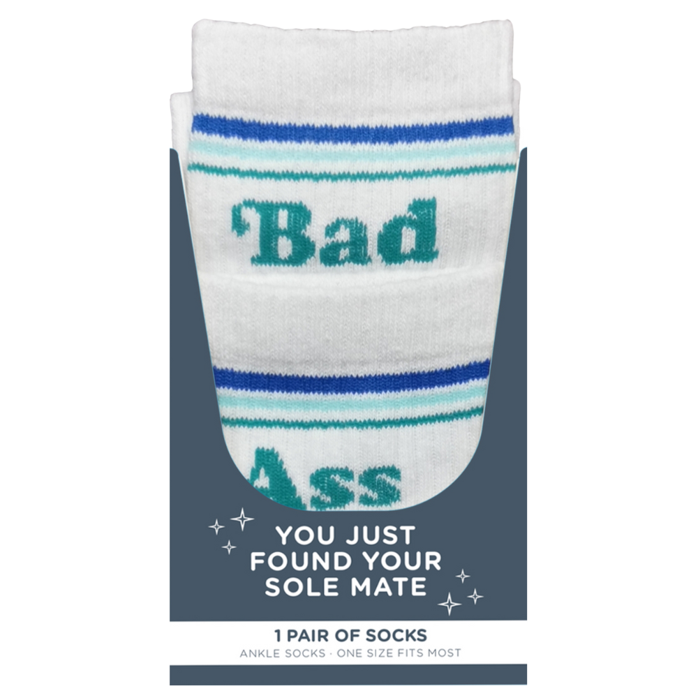 Totalee Gift Bad/Ass Socks Cotton White | Nordstrom