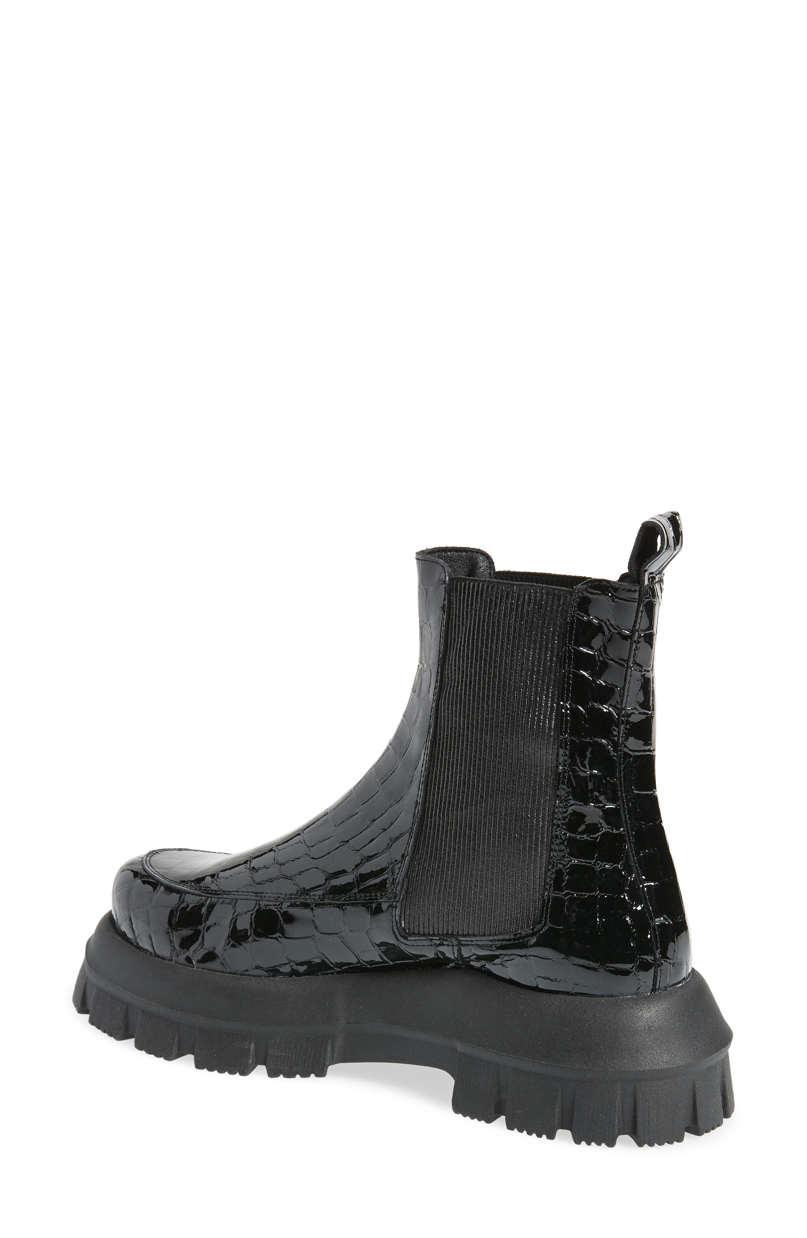 Topshop Alpha Platform Chelsea Boot, Alternate, color, 