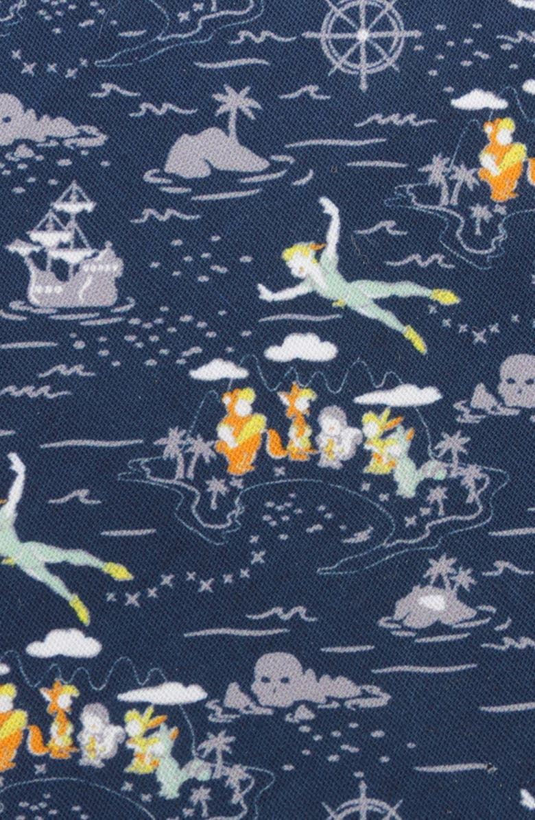 Cufflinks, Inc. Peter Pan Flying Blue Cotton Tie, Alternate, color, Multi