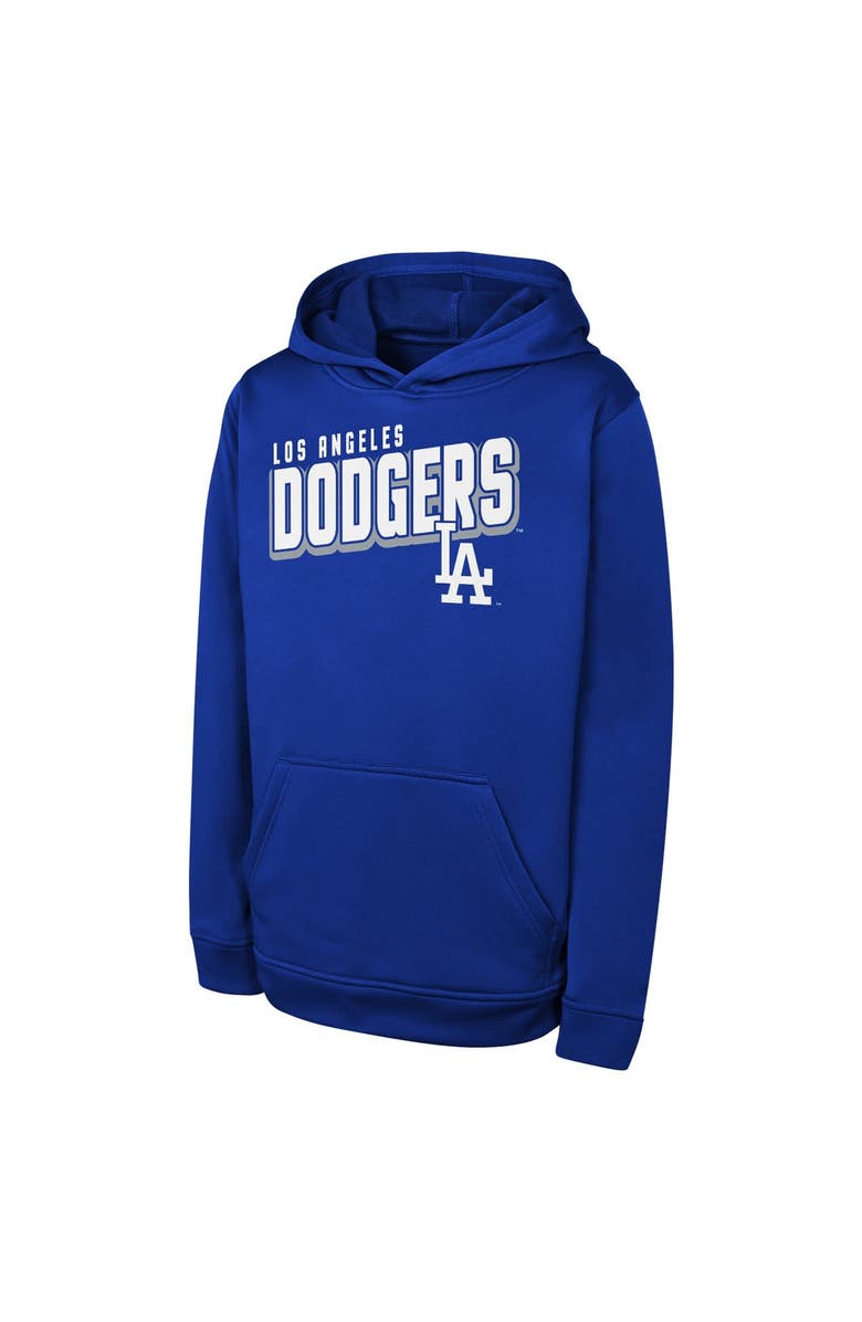Outerstuff Youth Royal Los Angeles Dodgers Cyber Punk Pullover Hoodie, Alternate, color, 
