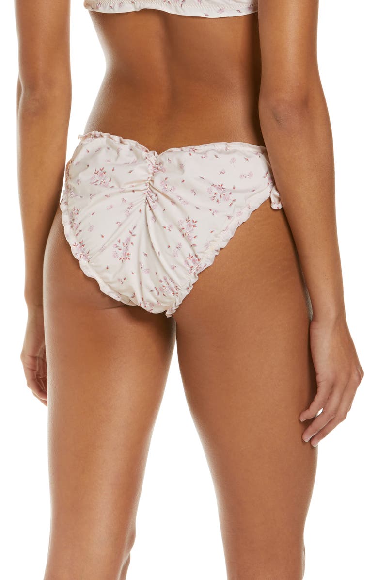 Frankies Bikinis x Gigi Hadid Colby Ruffle Bikini Bottoms, Alternate, color, 