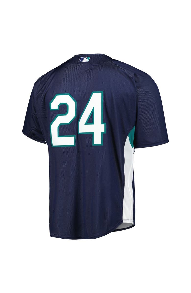 Mitchell & Ness Men's Mitchell & Ness Ken Griffey Jr. Navy Seattle Mariners Cooperstown Collection Mesh Batting Practice Jersey, Alternate, color, Navy