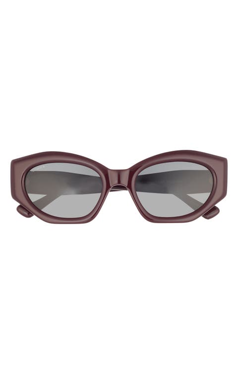 Margot 50mm Polarized Angular Sunglasses
