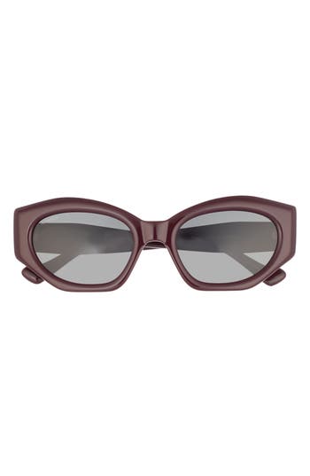 Diff Margot 50mm Polarized Angular Sunglasses In Gold