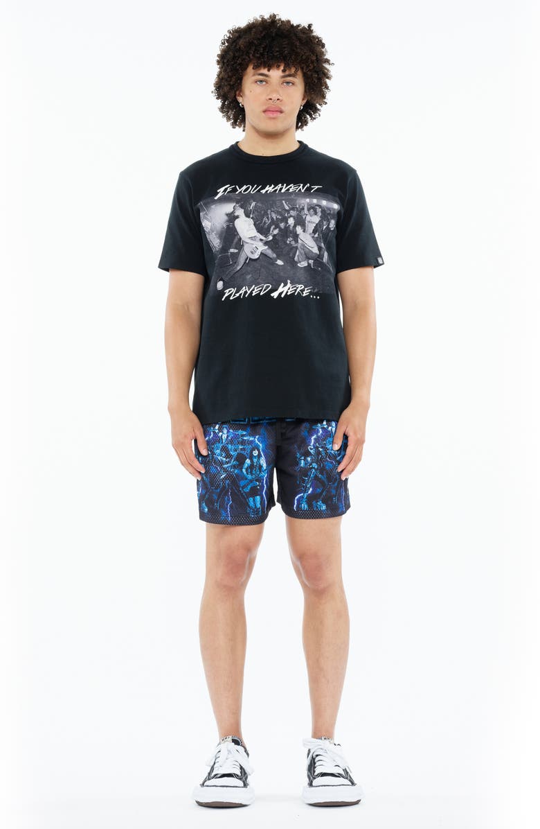 Cult of Individuality Garage Band Cotton Graphic T-Shirt, Alternate, color, Black