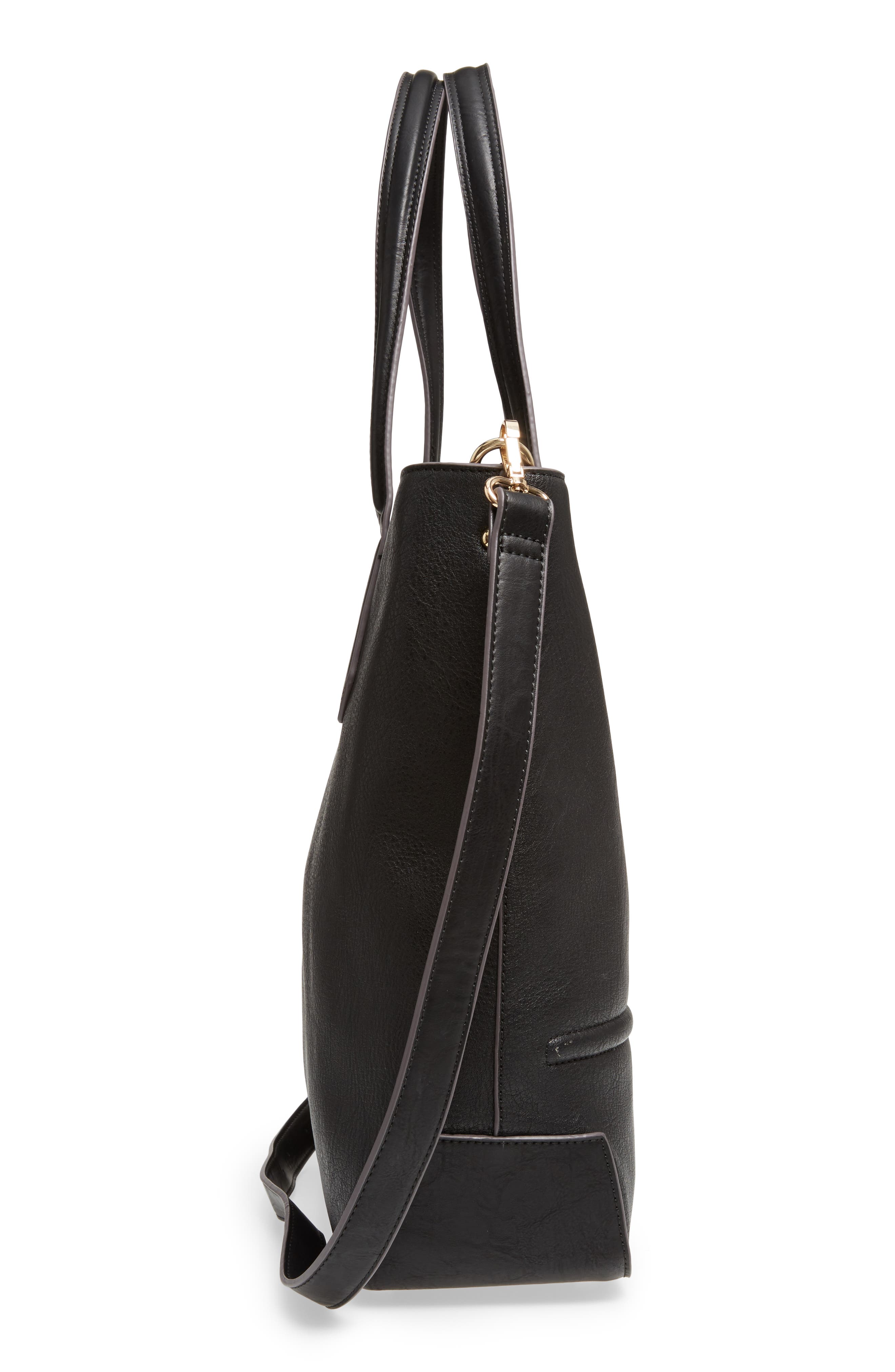 Sole Society Faux Leather Tote, Alternate, color, 