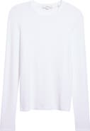 Vince Luxe Long Sleeve Crewneck Top
