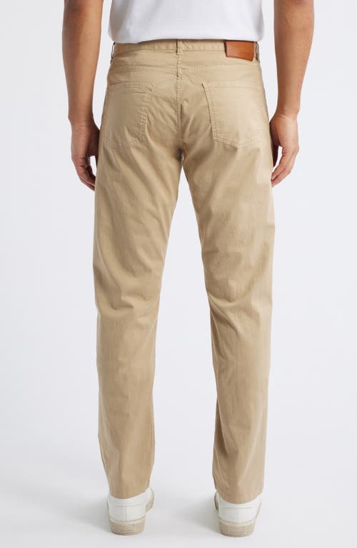 Canali Regular Fit 5-pocket Cotton Stretch Twill Pants In Neutral