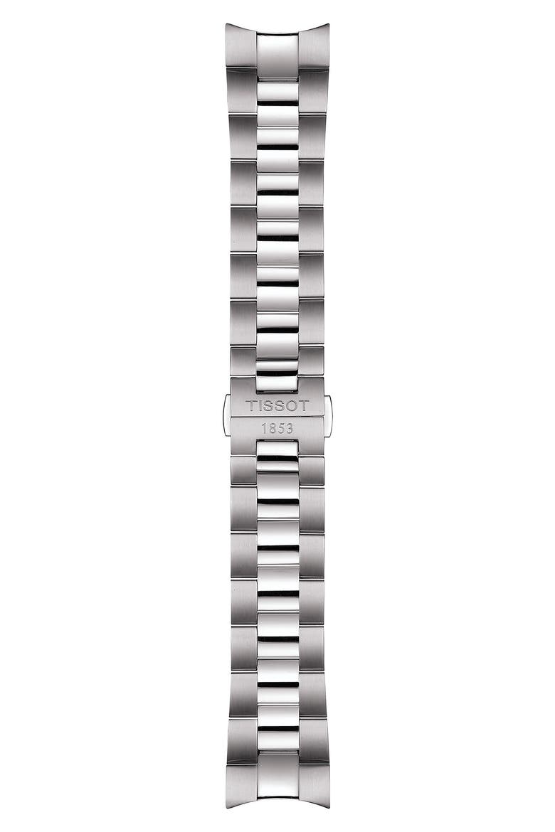 T-Classic Gentleman Bracelet Watch, 40mm, Alternate, color, GREY/ BLACK/ SILVER