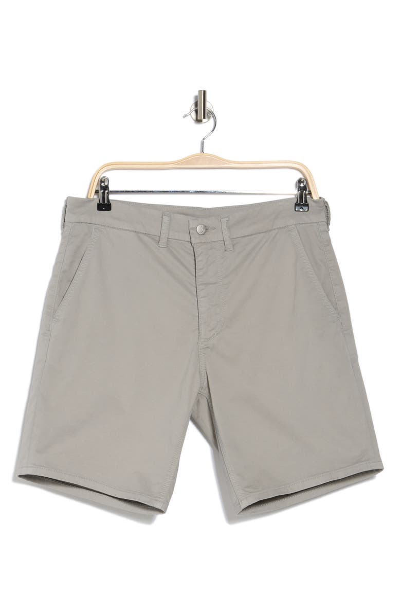 Joe's Stretch Cotton Trouser Shorts, Alternate, color, Quiet Grey