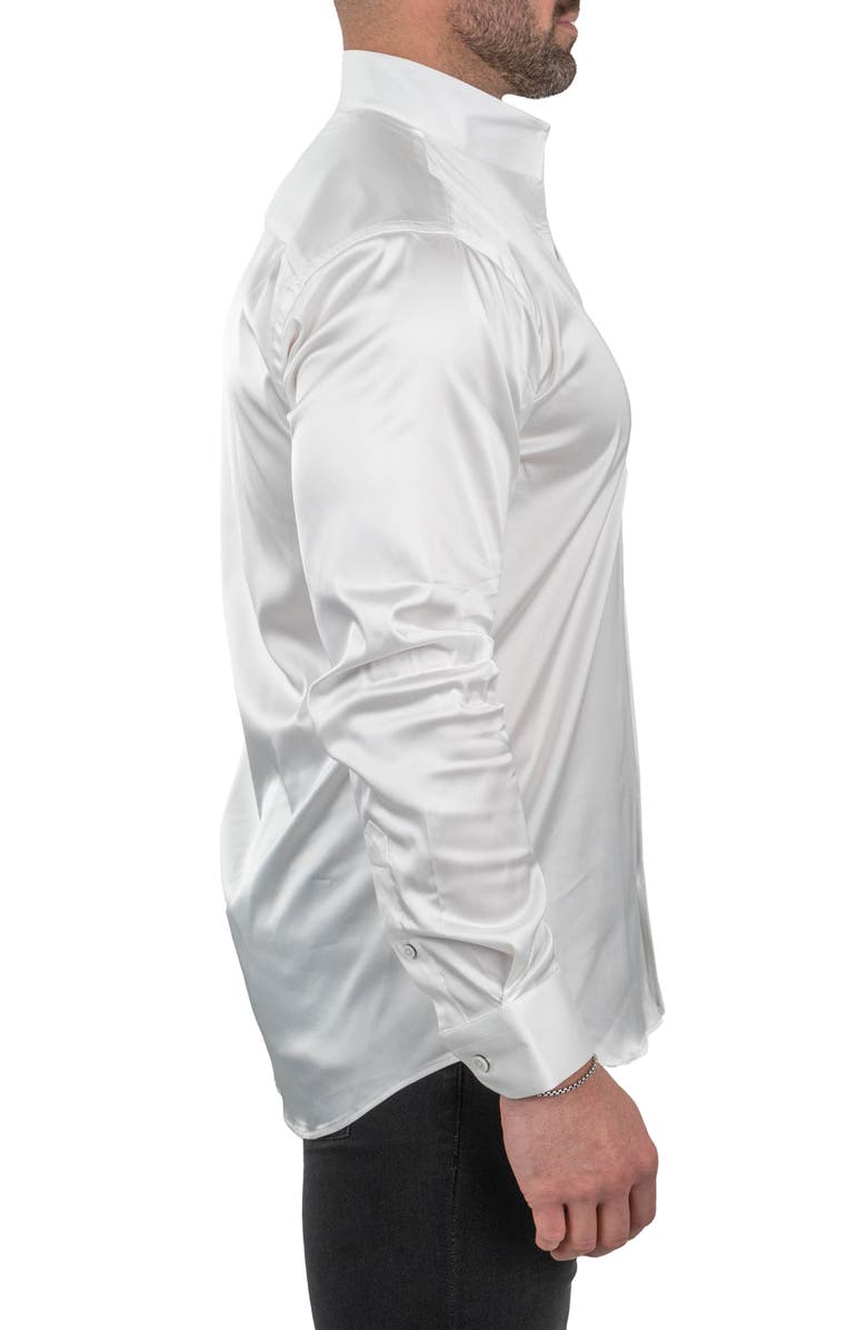 Maceoo Ceremony Prince Button-Up Shirt, Alternate, color, White